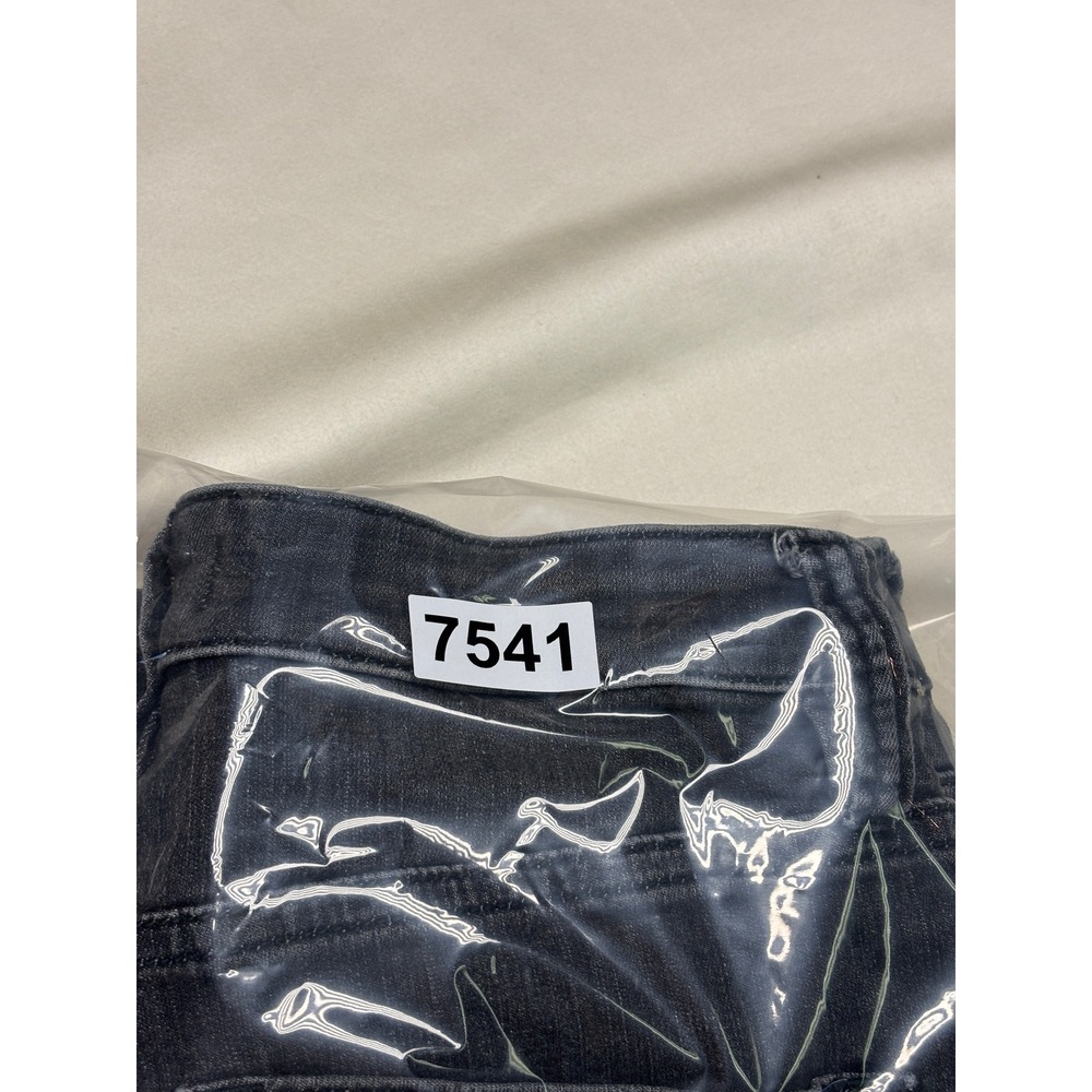We The Free People Just Float On Flare Jeans Black Button Fly Raw Hem W29x L30 - Picture 12 of 12